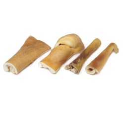 suszony gryzak dla psa skóra wołowa miodowa 15cm