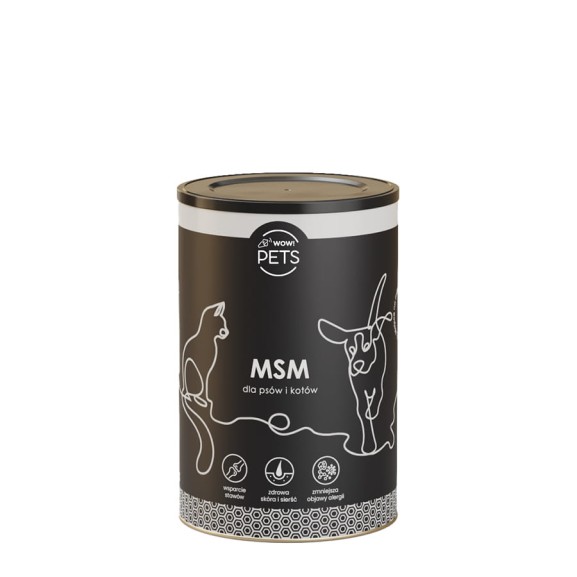 MSM suplement diety dla psa i dota