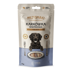 karkówka wieprzowa przysmak dla psa z wieprzowiny